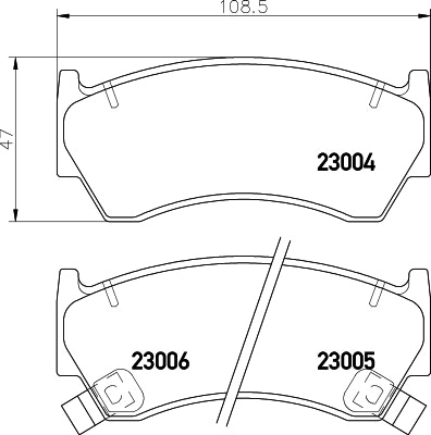 NF PARTS Jarrupala, levyjarru NF0016661